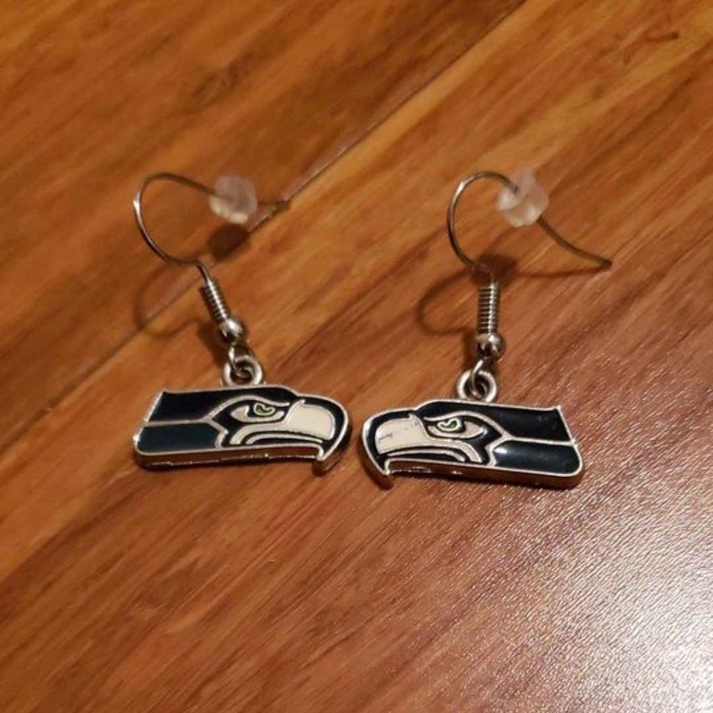 Seattle Seahawks earrings
